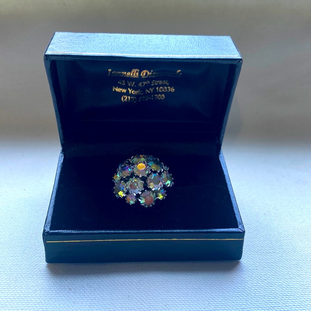 Vintage Sarah Coy Rhinestone Crystal Ring